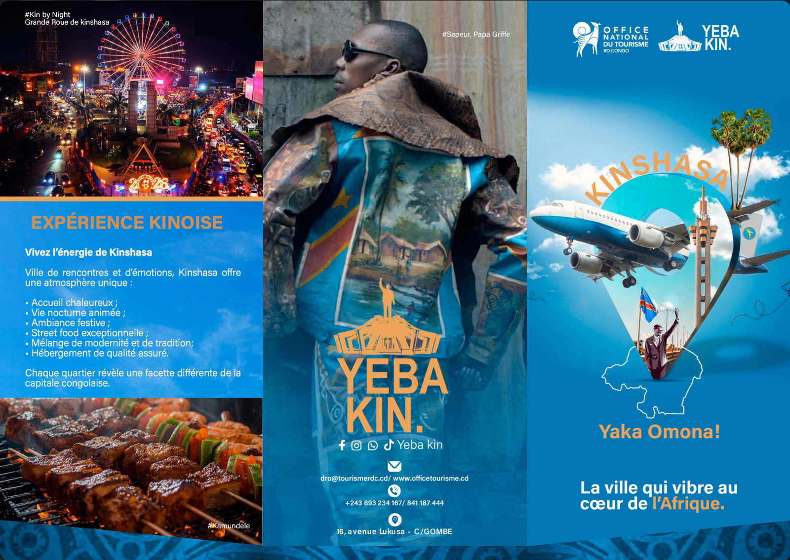 Couverture : Kinshasa Yaka Omona